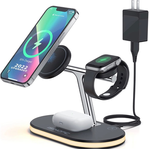 isinofc Other - 3 in 1 Wireless Charging Station